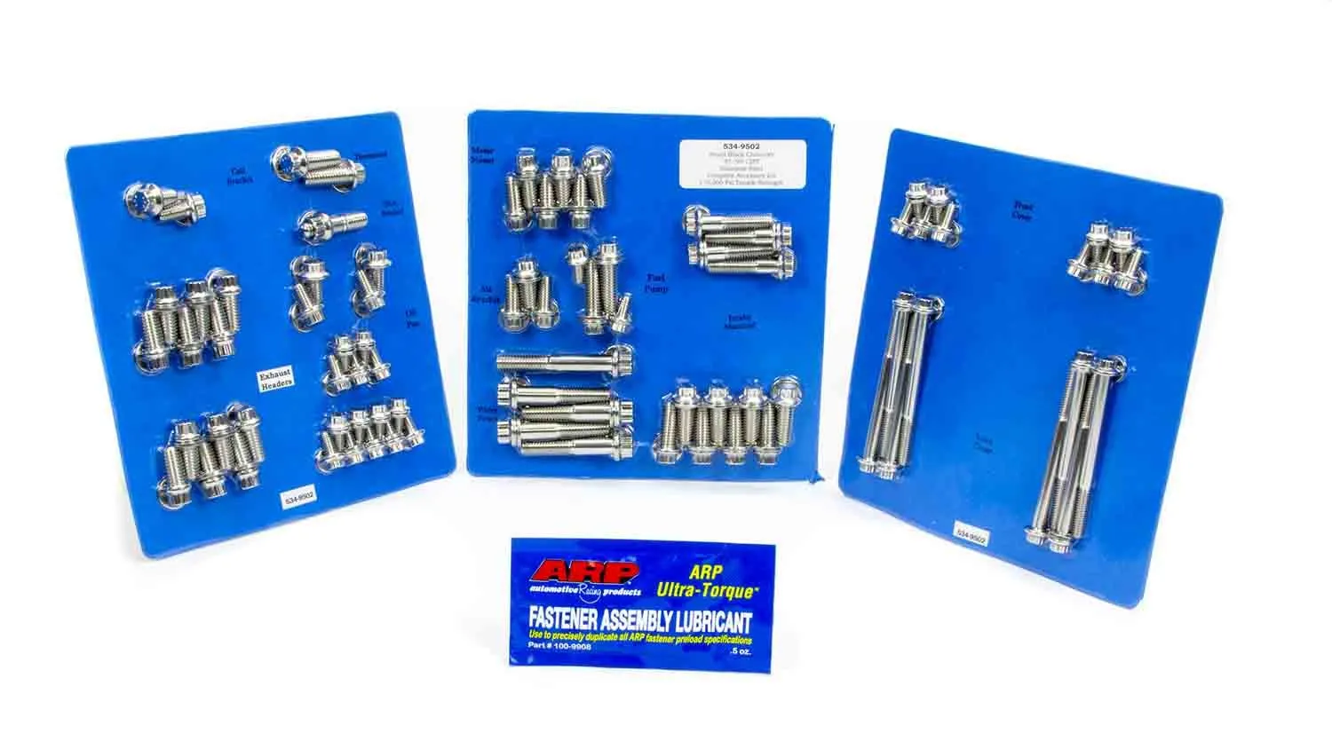 ARP SBC S/S Complete Engine Fastener Kit 12pt. 534-9502