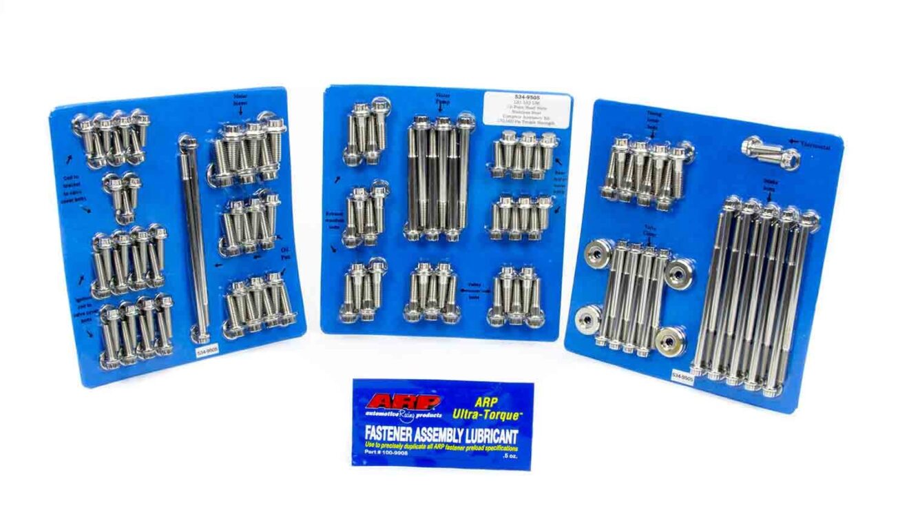 ARP GM LS S/S Complete Eng. Fastener Kit 12pt. 534-9505