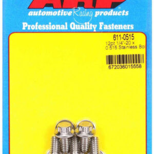 ARP S/S Bolt Kit - 12pt. (5) 1/4-20 x .515 611-0515