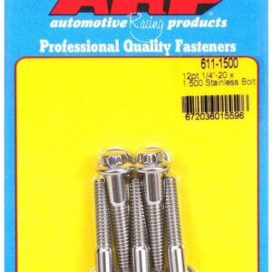 ARP S/S Bolt Kit - 12pt. (5) 1/4-20 x 1.500 611-1500