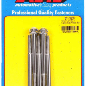 ARP S/S Bolt Kit - 12pt. (5) 1/4-20 x 3.250 611-3250