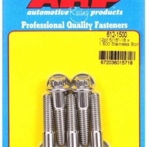 ARP S/S Bolt Kit - 12pt. (5) 5/16-18 x 1.500 612-1500