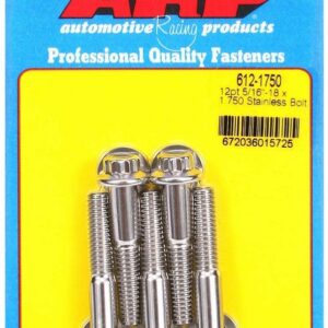 ARP S/S Bolt Kit - 12pt. (5) 5/16-18 x 1.750 612-1750