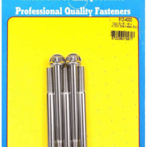ARP S/S Bolt Kit - 12pt. (5) 5/16-18 x 4.000 612-4000