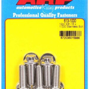 ARP S/S Bolt Kit - 12pt. (5) 3/8-16 x 1.000 613-1000