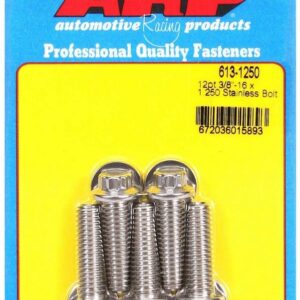 ARP S/S Bolt Kit - 12pt. (5) 3/8-16 x 1.250 613-1250