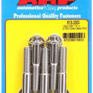 ARP S/S Bolt Kit - 12pt. (5) 3/8-16 x 2.000 613-2000