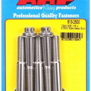 ARP S/S Bolt Kit - 12pt. (5) 3/8-16 x 2.500 613-2500