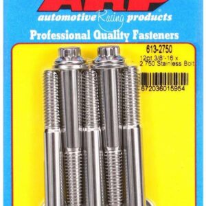 ARP S/S Bolt Kit - 12pt. (5) 3/8-16 x 2.750 613-2750