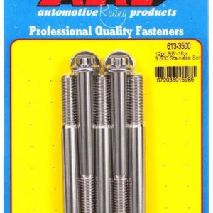 ARP S/S Bolt Kit - 12pt. (5) 3/8-16 x 3.500 613-3500