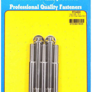 ARP S/S Bolt Kit - 12pt. (5) 3/8-16 x 4.000 613-4000