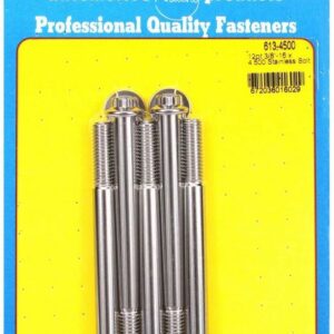 ARP S/S Bolt Kit - 12pt. (5) 3/8-16 x 4.500 613-4500