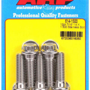ARP S/S Bolt Kit - 12pt. (5) 7/16-24 x 1.500 614-1500