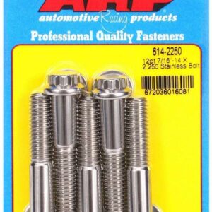 ARP S/S Bolt Kit - 12pt. (5) 7/16-14 x 2.250 614-2250