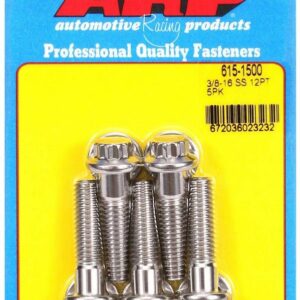 ARP S/S Bolt Kit - 12pt. (5) 3/8-16 x 1.500 615-1500
