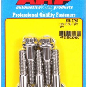 ARP S/S Bolt Kit - 12pt. (5) 3/8-16 x 1.750 615-1750