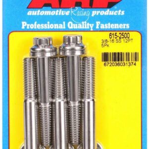 ARP SS Bolt Kit - 12pt 5pk 3/8 x 2.500 615-2500