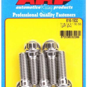 ARP S/S Bolt Kit - 12pt. (5) 7/16-14 x 1.500 616-1500