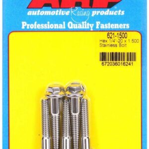 ARP S/S Bolt Kit - 6pt. (5) 1/4-20 x 1.500 621-1500