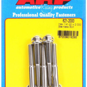 ARP S/S Bolt Kit - 6pt. (5) 1/4-20 x 2.000 621-2000