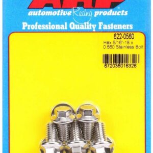 ARP S/S Bolt Kit - 6pt. (5) 5/16-18 x .560 622-0560