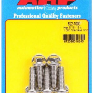 ARP S/S Bolt Kit - 6pt. (5) 5/16-18 x 1.000 622-1000
