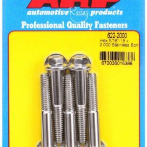 ARP S/S Bolt Kit - 6pt. (5) 5/16-18 x 2.000 622-2000