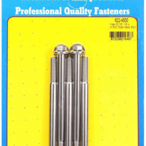 ARP S/S Bolt Kit - 6pt. (5) 5/16-18 x 4.500 622-4500