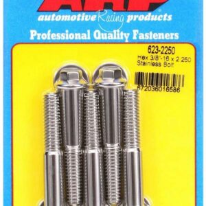 ARP S/S Bolt Kit - 6pt. (5) 3/8-16 x 2.250 623-2250