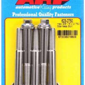 ARP S/S Bolt Kit - 6pt. (5) 3/8-16 x 2.750 623-2750