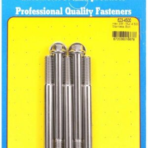 ARP S/S Bolt Kit - 6pt. (5) 3/8-16 x 4.500 623-4500