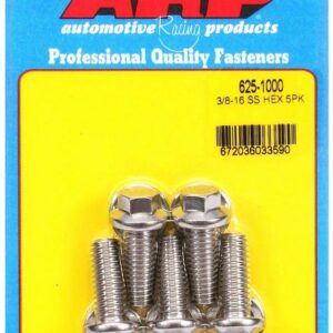 ARP S/S Bolt Kit - 6pt. (5) 3/8-16 x 1.000 625-1000