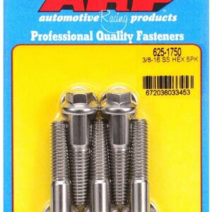 ARP S/S Bolt Kit - 6pt. (5) 3/8-16 x 1.750 625-1750