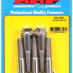 ARP S/S Bolt Kit - 6pt. (5) 3/8-16 x 2.000 625-2000