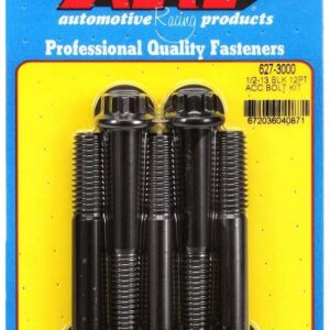 ARP 1/2-13 x 3.000 12pt - Bolts 5pk Black Oxide 627-3000