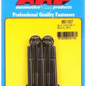 ARP M6 x 1.00 x 50 6pt Bolt Kit - 5pk 660-1007