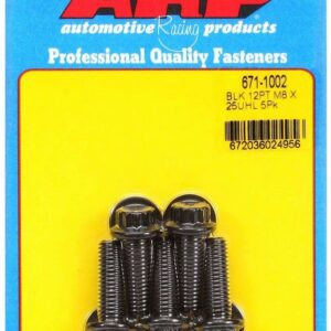 ARP Bolt Kit - 12pt. (5) 8mm x 1.25 x 25mm 671-1002