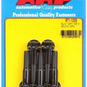 ARP Bolt Kit - 12pt. (5) 8mm x 1.25 x 40mm 671-1005