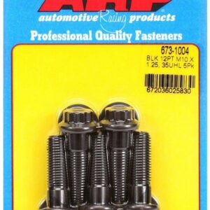 ARP Bolt Kit - 12pt (5pk) 10mm x 1.25 x 35mm 673-1004