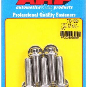 ARP S/S Bolt Kit - 12pt. (5) 3/8-24 x 1.250 713-1250