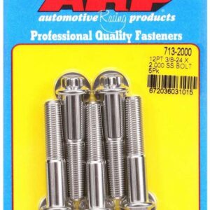 ARP S/S Bolt Kit - 12pt. (5) 3/8-24 x 2.000 713-2000