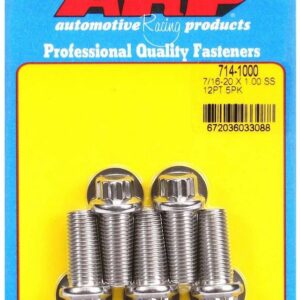 ARP S/S Bolt Kit - 12pt. (5) 7/16-20 x 1.000 714-1000