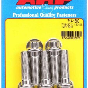 ARP Bolt Kit - SS 12pt 5pk 7/16-20 x 1.500 714-1500