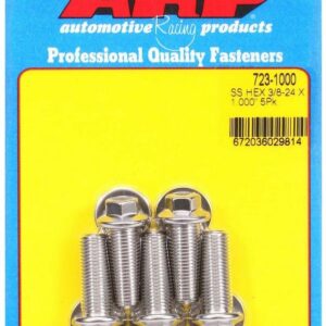 ARP S/S Bolt Kit - 6pt. (5) 3/8-24 x 1.000 723-1000