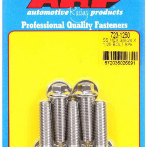 ARP S/S Bolt Kit - 6pt. (5) 3/8-24 x 1.250 723-1250