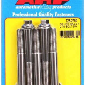ARP S/S Bolt Kit - 6pt. (5) 3/8-24 x 2.750 723-2750