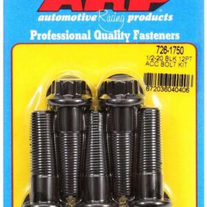 ARP 1/2-20 x 1.750 12pt Bolt Kit (5) Black Oxide 726-1750