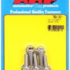 ARP S/S Bolt Kit - 6pt. (5) 6mm x 1.00 x 20mm 760-1001