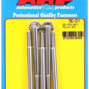 ARP S/S Bolt Kit 6pt 6mm x 1.00 x 70mm 760-1011