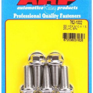 ARP S/S Bolt Kit - 6pt. (5) 10mm x 1.5 x 25mm 762-1002